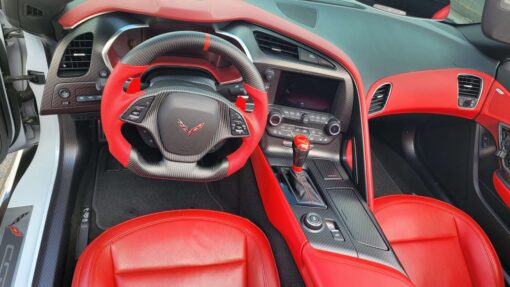 c7 corvette interior carbon fiber matte finsih