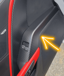 C7 WINDOW SWITCH SPORT CARBON FIBER MATTE