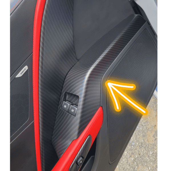 C7 WINDOW SWITCH SPORT CARBON FIBER MATTE