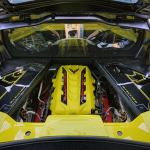 corvette c8 engine trim panel by classic trim customs