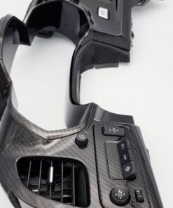 C7 DASH CARBON FIBER CLOSE UP CLASSIC TRIM CUSTOMS