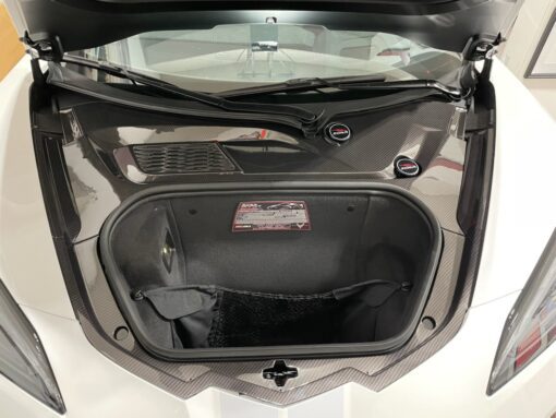 C8 Frunk TRim Hydrocarbon FIber