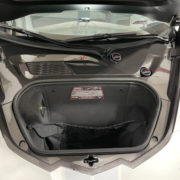 C8 Frunk TRim Hydrocarbon FIber