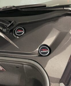C8 Frunk TRim Hydrocarbon FIber