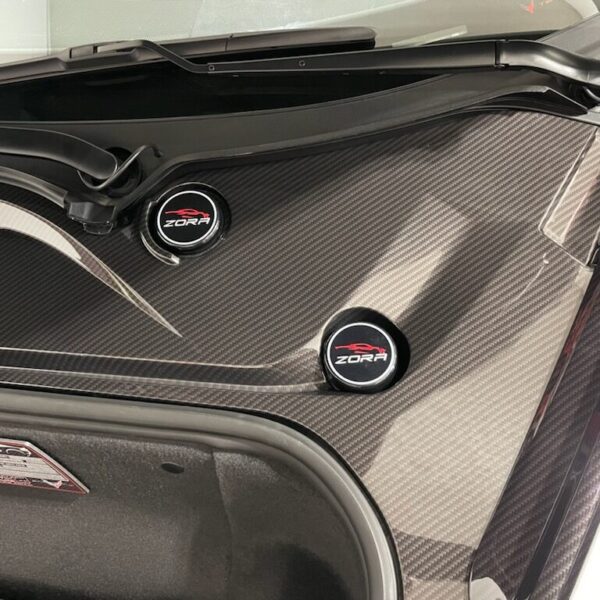 C8 Frunk TRim Hydrocarbon FIber