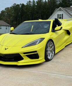accelerate yellow c8 corvette