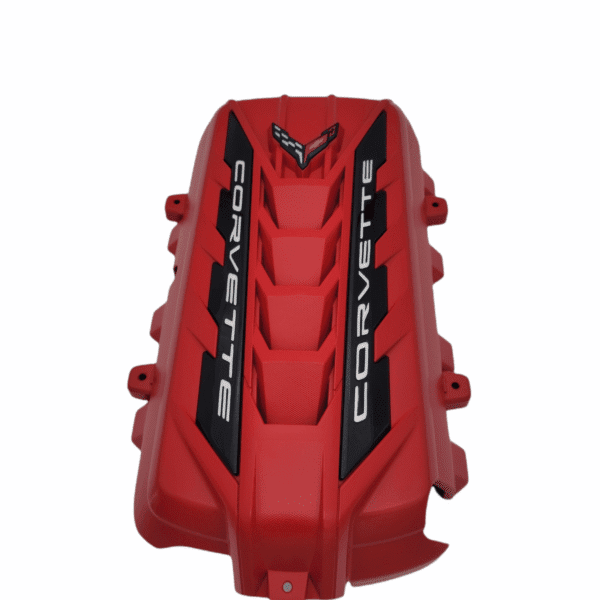 C8 ENGINE COVER EDGE RED