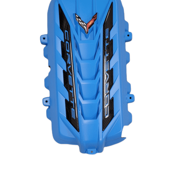 c8 corvette engine cover rapid blue