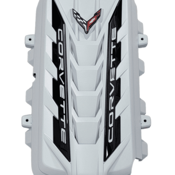 c8 corvette engine cover cermic matrix gray
