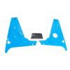 ctc corvette c8 3pc engine trim panels Rapid Blue with Carbon fiber