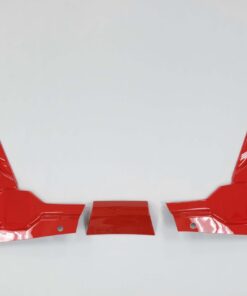 classic trim customs c8 corvette engine trim panel torch red