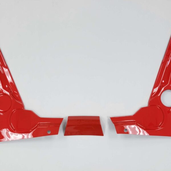 classic trim customs c8 corvette engine trim panel torch red