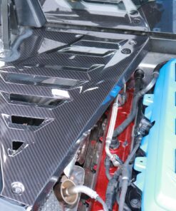c8 corvette engine panels carbon fiber left side