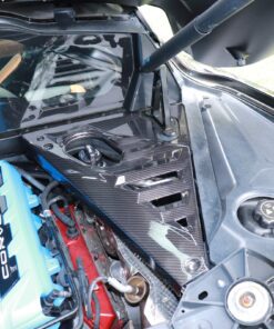 c8 corvette engine panels carbon fiber right side