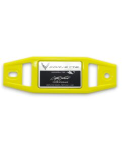 c8 corvette z06 builder plaque