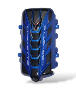 new color style for 2025, c8 corvette oem engine cover Riptide Blue-carbon fiber