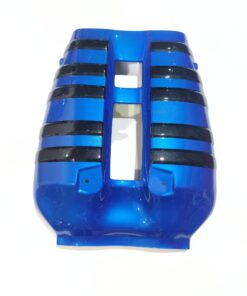 classic trim customs' Corvette Z06 Intake Manifold Cover Riptide Blue, carbon flash accents