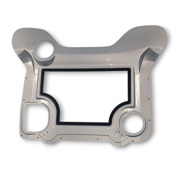 Corvette ERay HTC Clear engine cover silver flair by classic trim customs